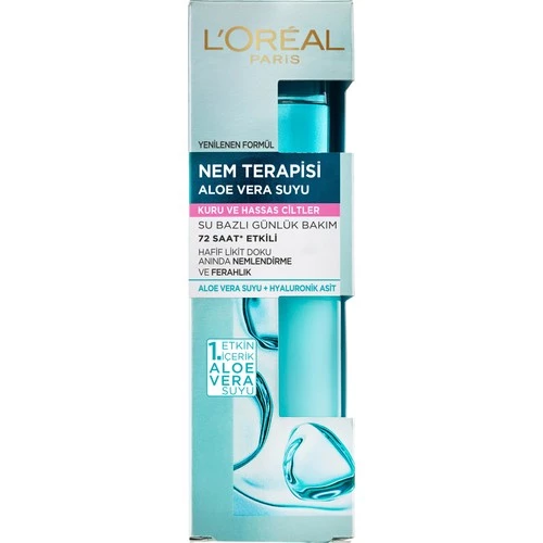 L'Oreal Paris Nem Terapisi Aloe Vera Suyu Kuru Ve Hassas Ciltler Krem 70 Ml - 2