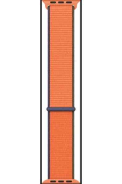 SHOPLİNE Apple Watch Seri 1 2 3 4 5 Örgü 42/44 Mm Hasır Örgü Kordon Kumquat ürün görseli