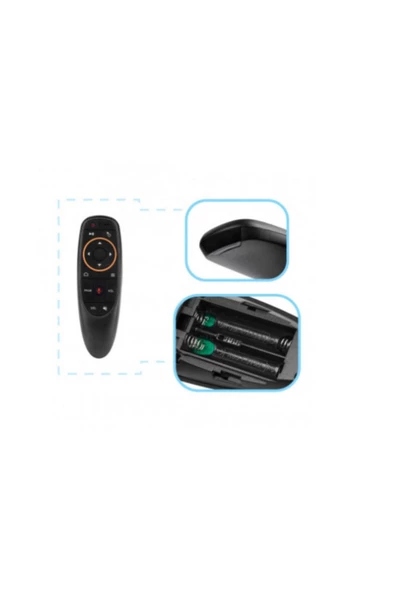 ONREZ 12 Kristalli Wireless Air Mouse 2.4ghz Smart Remote Control  USB Dongle - 5