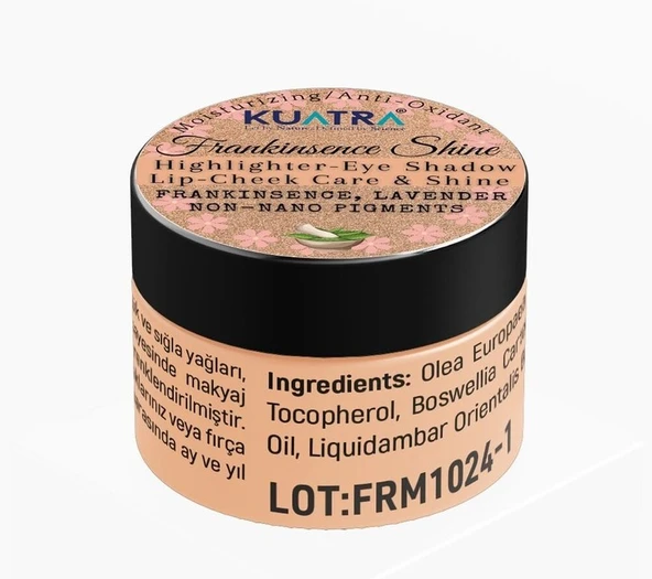 Frankinsence Shine Nemlendirici, Antioksidan, Işıltı Veren Allık-ruj- Göz Farı 'doğal İçerik' - 4