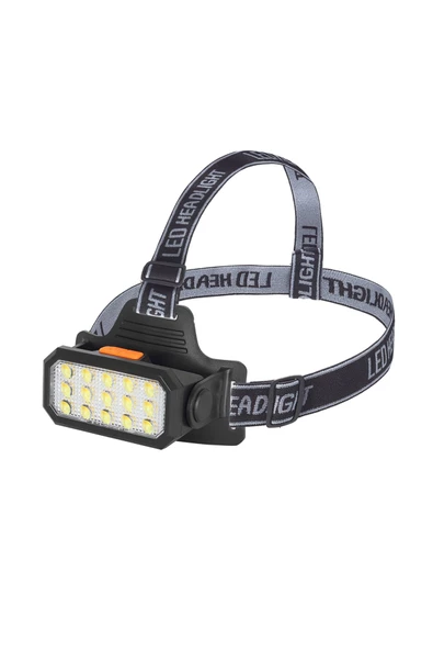 Watton 15 Ledli Sarı / Beyaz Şarjlı Kafa Lambası Wt-652 - 4