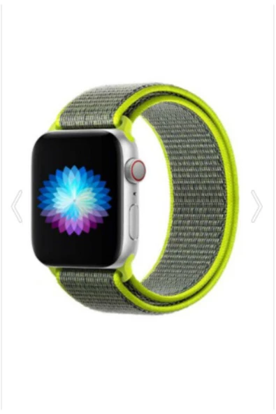 Rowen Apple Watch 2-3-4-5 Için 38 40mm Hasır Örme Spor Kordon