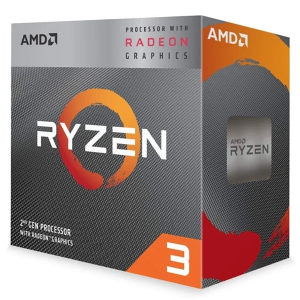 AMD Ryzen 3 3200G YD3200C5FHBOX (3.6GHz - 4.0GHz) 4MB AM4 65W Kutulu İşlemci