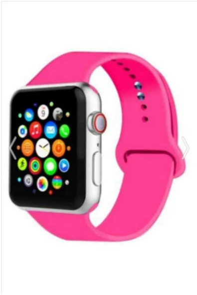 Lims Apple Watch Kordon 2 3 4 5 Seri 38 Mm Ve 40 Mm Silikon Kordon Kayış