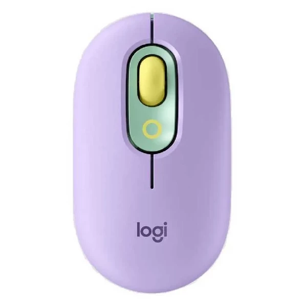 Logitech POP Kablosuz Optik Emoji Mouse Mor