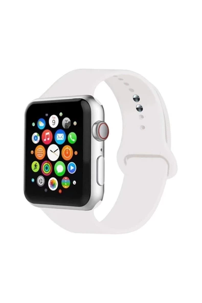 APEXKILIF Apple Watch Uyumlu Kordon 2 3 4 5 Seri 42 Mm Ve 44 Mm Silikon Kordon Kayış