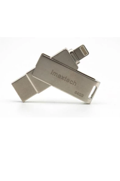 İMEXTECH 64 Gb Iphone Uyumlu Otg Flash Bellek Usb 2.0 - 2
