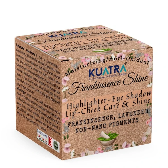 Frankinsence Shine Nemlendirici, Antioksidan, Işıltı Veren Allık-ruj- Göz Farı 'doğal İçerik' - 3