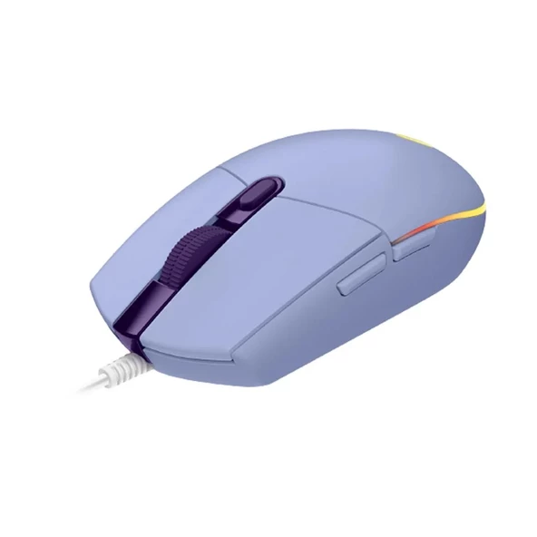 LOGITECH G203 LIGHTSYNC 8000 DPI RGB KABLOLU GAMING MOUSE-LİLA - 2