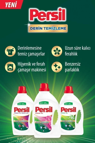 Persil Color Sıvı Çamaşır Deterjanı 52 Yıkama 2 x 1690 ML - 5