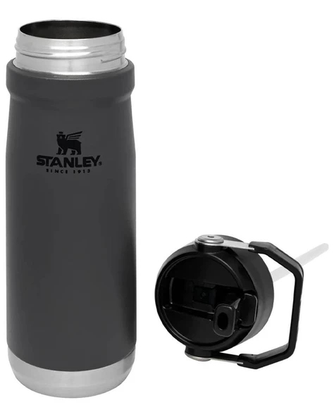 Stanley Iceflow Flip Pipetli Su Termosu 650 ml Füme - 4
