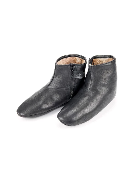 Koyun Derisi Mest - Kürklü Fermuarlı Mest - Boğazı Geniş Mest - 5