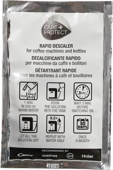 Arçelik Beko ile Uyumlu Kahve Makinesi, Çay Makinesi ve Kettle 6'lı Kireç, Yağ ve Kir Temizleyici