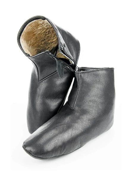 Koyun Derisi Mest - Kürklü Fermuarlı Mest - Boğazı Geniş Mest