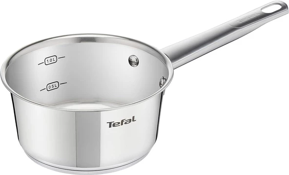 Tefal Simpleo B815S4 Tencere ve Tava Seti, 4 Parça, Paslanmaz Çelik/siyah, 49.1 x 35.3 x 13.3 cm - 4