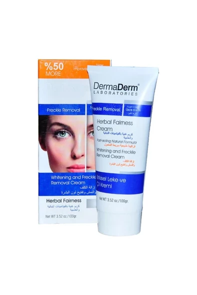 Dermaderm Leke Giderici ve Cilt Beyazlatıcı Gece Kremi 100 gr