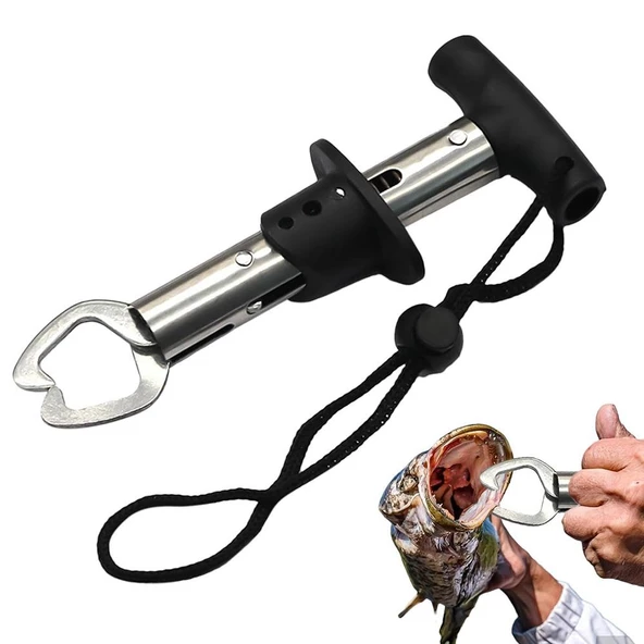 Bauer 15cm T Fish Grip Paslanmaz Çelik Balık Tutucu - Resim 2