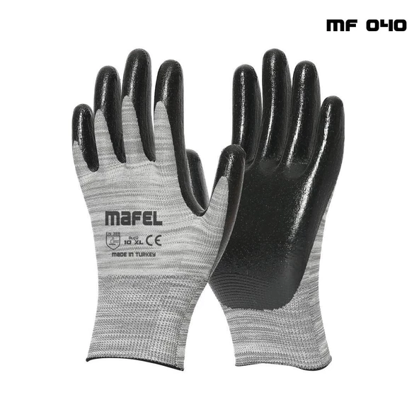 Mafel MF-40 Nitril İş Güvenlik Eldiven - 10/XL - 3 Çift - Paket - 2