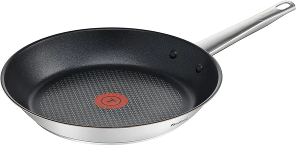 Tefal Simpleo B815S4 Tencere ve Tava Seti, 4 Parça, Paslanmaz Çelik/siyah, 49.1 x 35.3 x 13.3 cm - 2