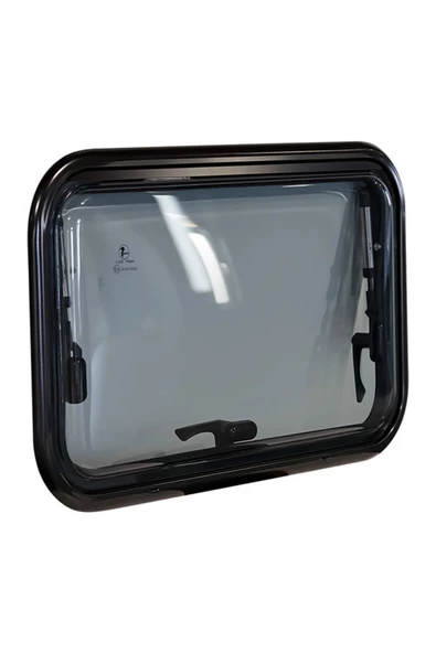 Berhimi Amortisörlü Karavan Penceresi 30cm X 70cm (SİNEKLİK & PERDE DAHİL) - Resim 2