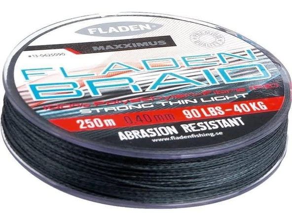 Fladen Maxximus Pe Braid 150M Gri İp Misina