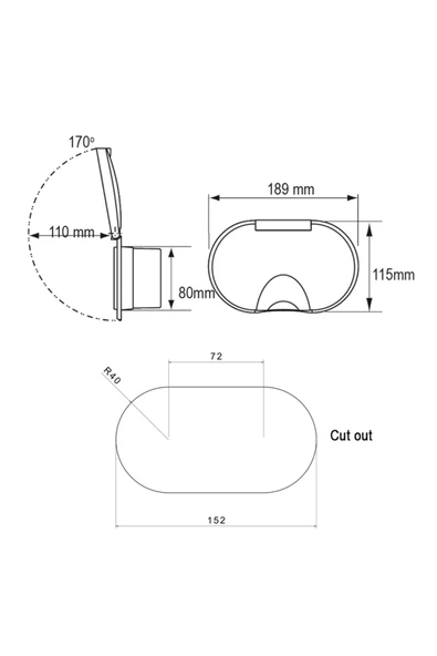 OEM Nuova Rade 54604 Tekne. Karavan Sıcak/soğuk 3mt Dış Duş Seti - Resim 3