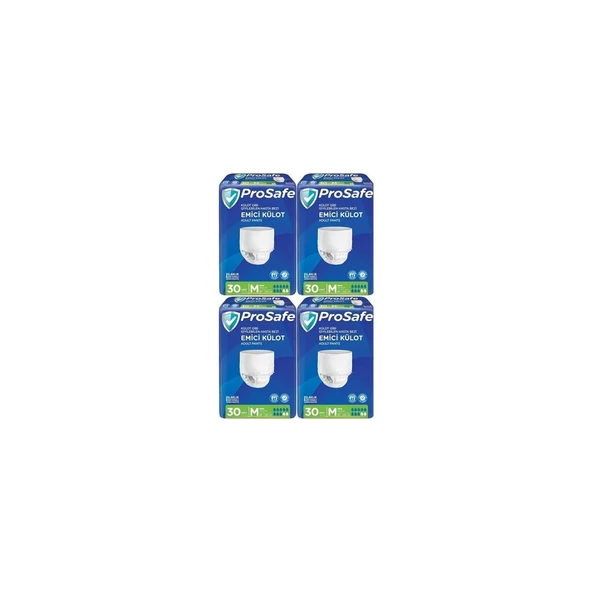 Prosafe Emici Külot Orta Boy M 30'lu 4 Adet Hasta Bezi - 1