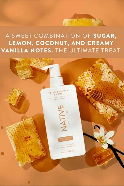 Native Toasted Vanilla & Honey Hacimlendirici Şampuan 487ML - 5