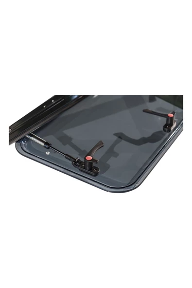 Berhimi Amortisörlü Karavan Penceresi 50cm X 90cm (SİNEKLİK & PERDE DAHİL) - Resim 7