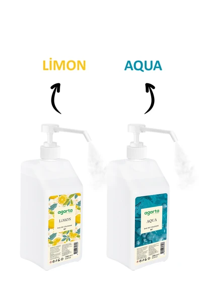 Püskürtme Valfli 80° Limon Kolonyası 1000 ml - 2