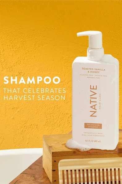 Native Toasted Vanilla & Honey Hacimlendirici Şampuan 487ML - 3