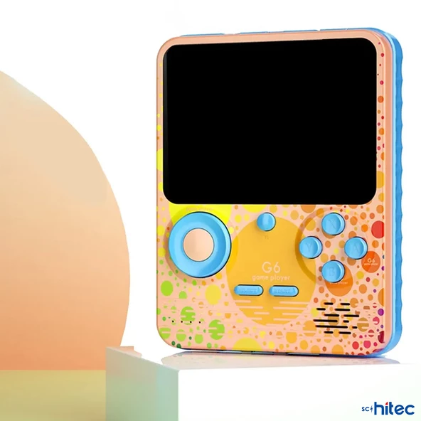 ScHitec G6 Retro 3.5 inç Tv Bağlanan Oyun Konsolu Pembe (666 Klasik Oyunlar) - 4