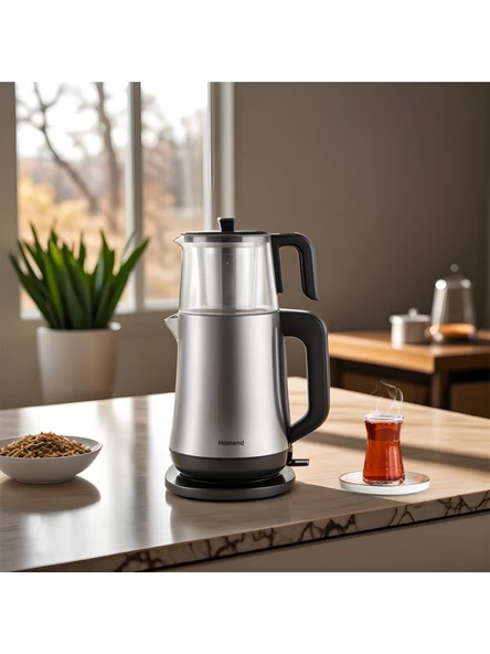 HOMEND Royaltea Elegant 1777H Inox Çay Makinesi