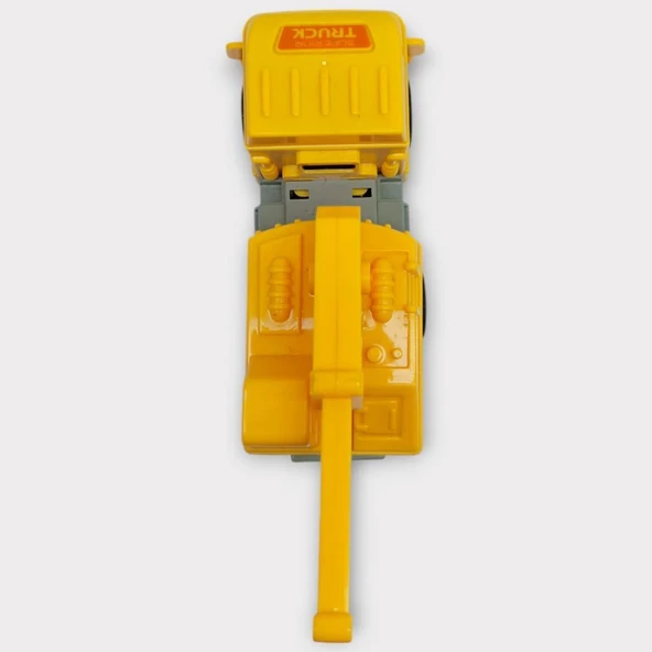 Sürtmeli Oyuncak İş Makinaları - Vinç - Resim 4