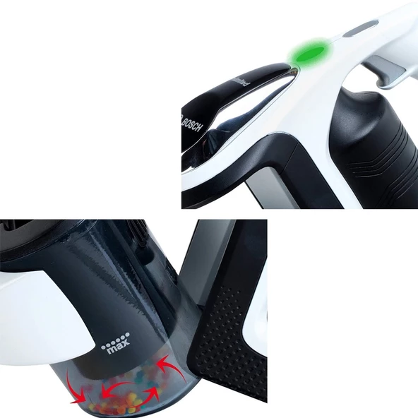 Bosch Oyuncak Sesli Işıklı Beyaz Elektrik Süpürgesi - 6