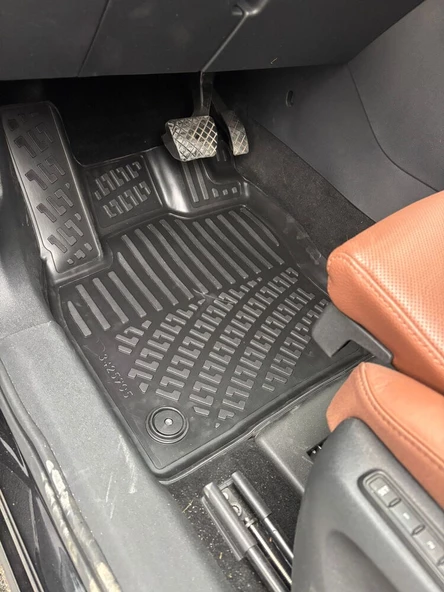 Rizline Skoda Kodiaq 2024 Sonrası 3D Havuzlu Paspas Siyah - 2