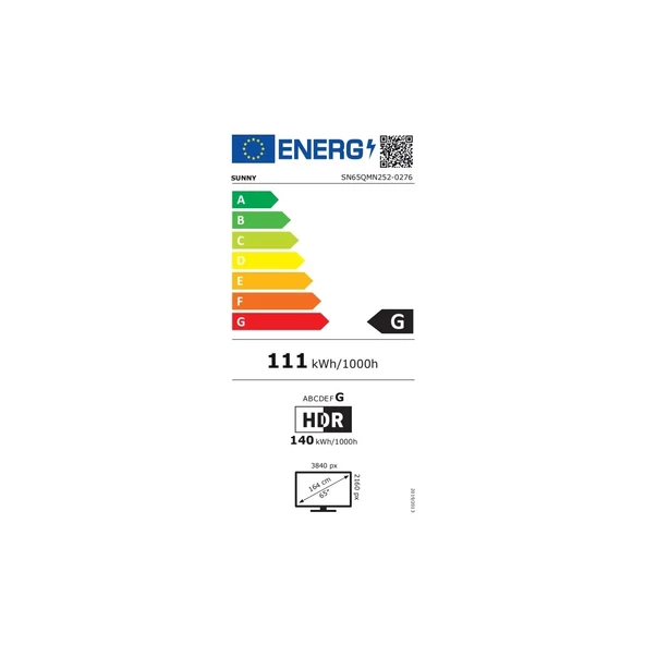 Sunny SN65QMN252 65" 165 Ekran Dahili Uydu Alıcılı 4K Ultra HD Smart OLED TV - 6