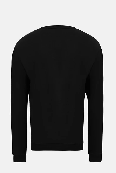 Bisiklet Yaka Regular Fit Next Unisex Sweatshirt Siyah - 2