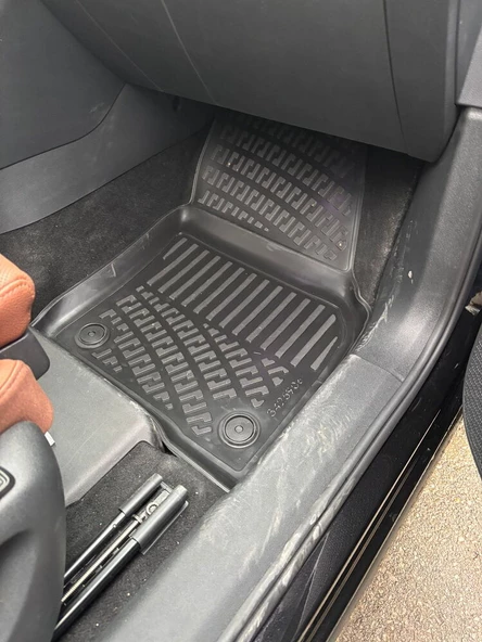 Rizline Skoda Kodiaq 2024 Sonrası 3D Havuzlu Paspas Siyah - 3