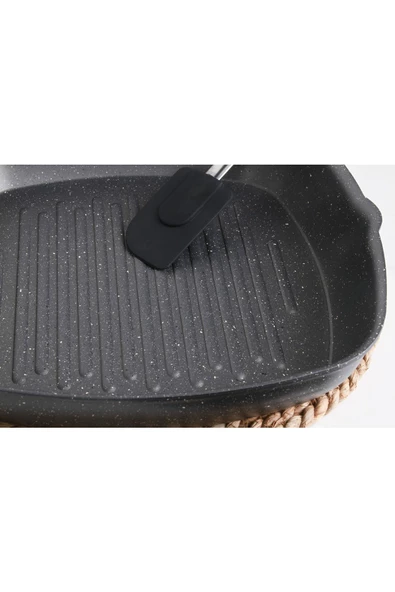 Arzu Çelik Katre 9 Parça Granit Tencere Seti - Resim 5