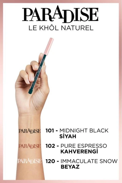 L'OREAL PARİS Kahverengi Göz Kalemi Le Khol Göz Kalemi 102 Pure Espresso - 3