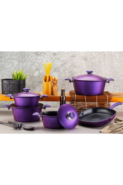 Arzu Çelik Katre 9 Parça Non Stick Tencere Seti ürün görseli
