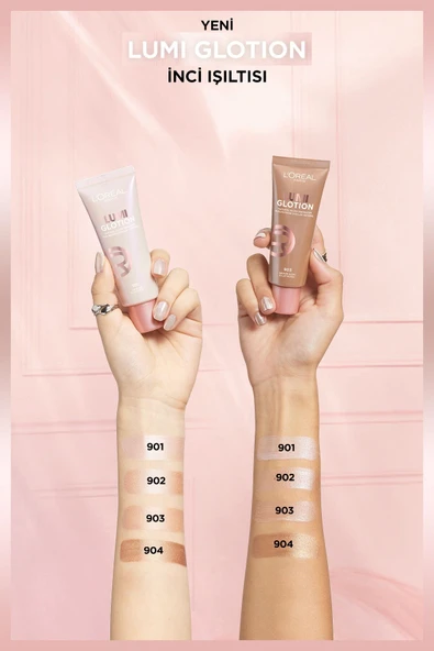 L'OREAL PARİS Glotion All-in-one Doğal Işıltı 902 - Light Glow 40 ml Highlighter, Likit Aydınlatıcı - 2