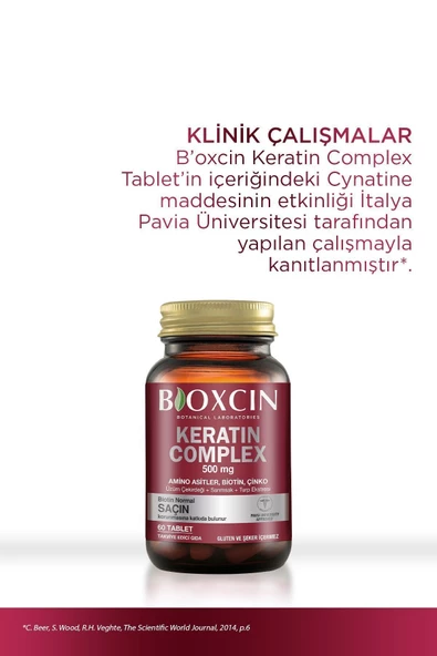 Bioxcin Keratin Complex 500 mg 60 Tablet - 5
