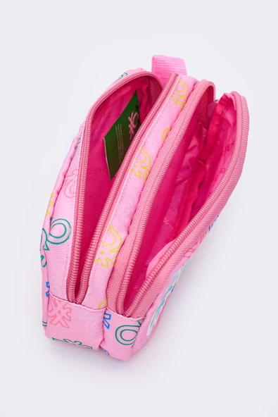 United Colors Of Benetton Kız Çocuk 2'li Okul Seti İlkokul Çantası ve Kalemlik Seti 13032 - Resim 8