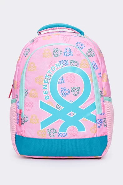 United Colors Of Benetton Kız Çocuk 2'li Okul Seti İlkokul Çantası ve Kalemlik Seti 13032 - Resim 2