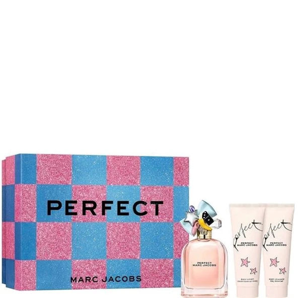 Marc Jacobs Perfect Edp 100 ml + Shower Gel + Body Lotion Set Kadın ürün görseli 1