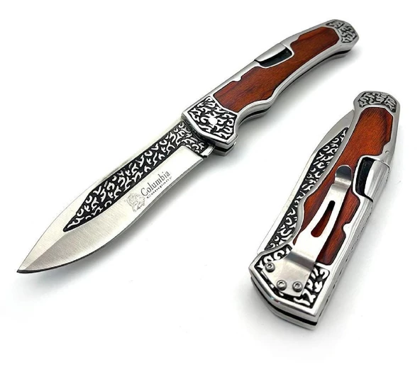 Columbia Company B-3154-A İşlemeli Çakı - 2