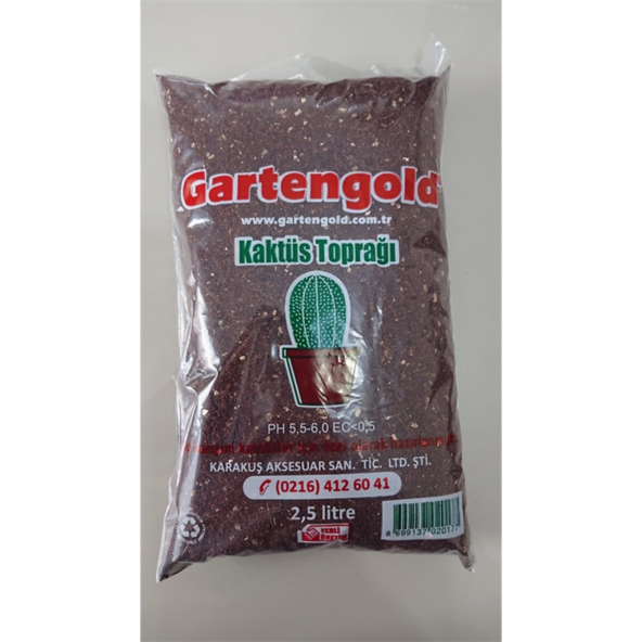 Gartengold Kaktüs Toprağı 2,5 L 5 Adet