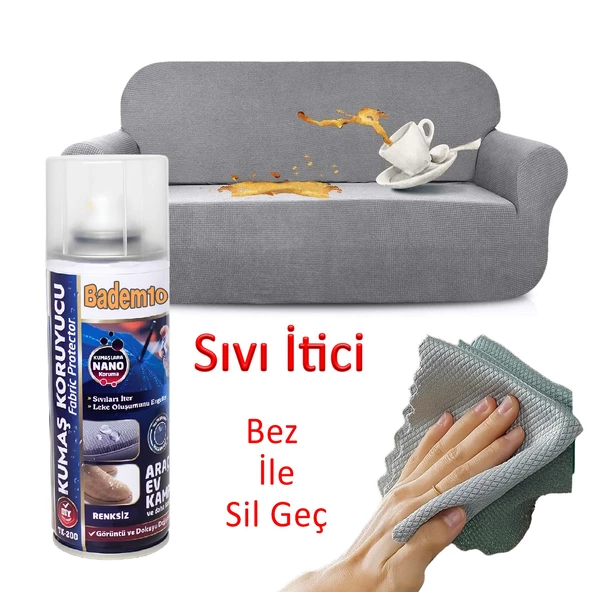 Kumaş Koruyucu Sprey Renskiz 200 ml Ayakkabı Kıyafet Koltuk Çadır Çanta Yağmur Su İtici Kaydırıcı - 2